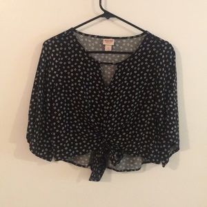 floral pattern blouse